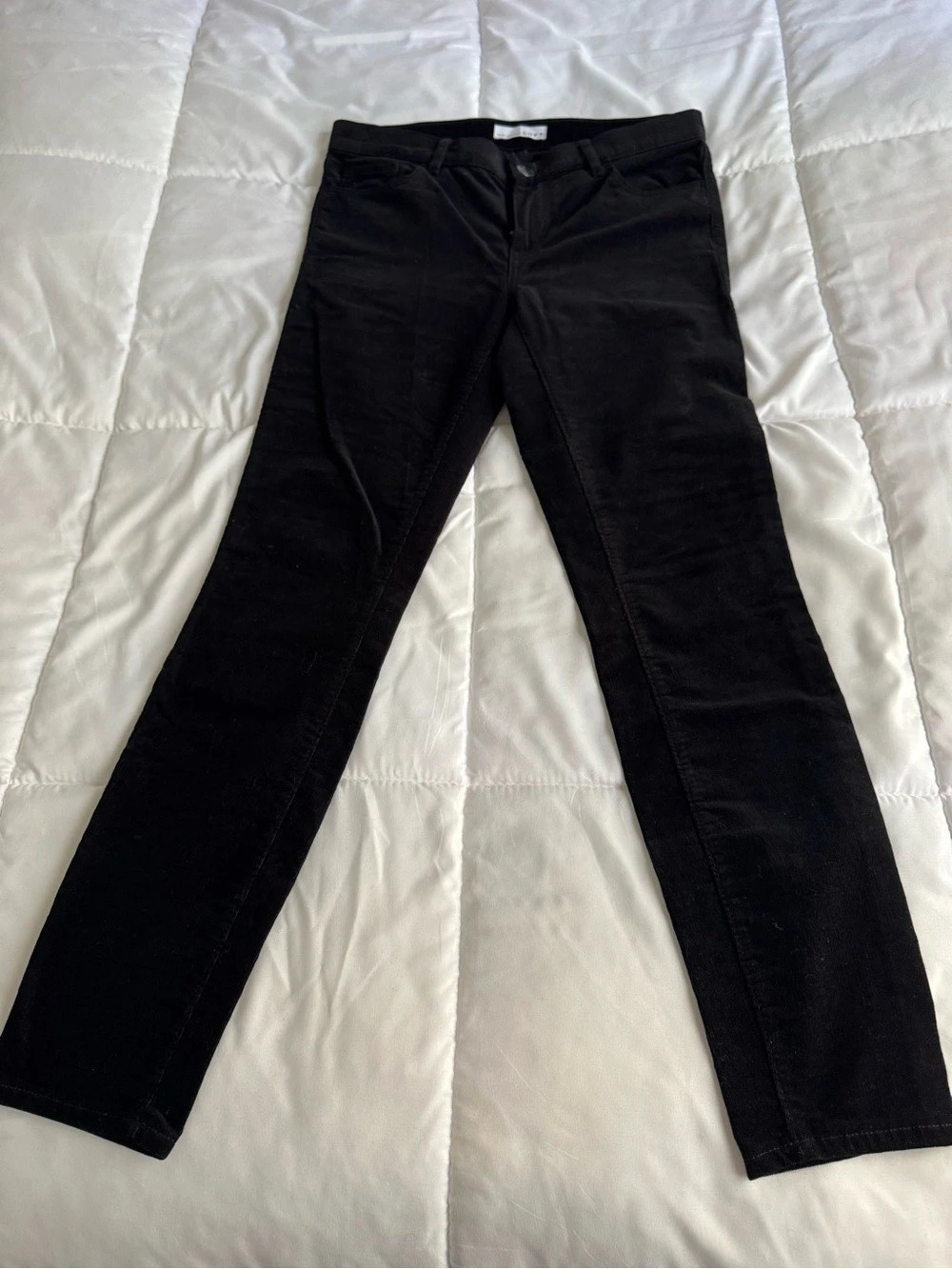 Loft Black Skinny Corduroy Pants